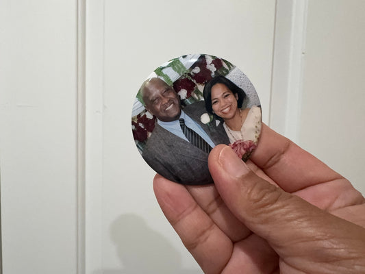 Custom Photo Magnets Round