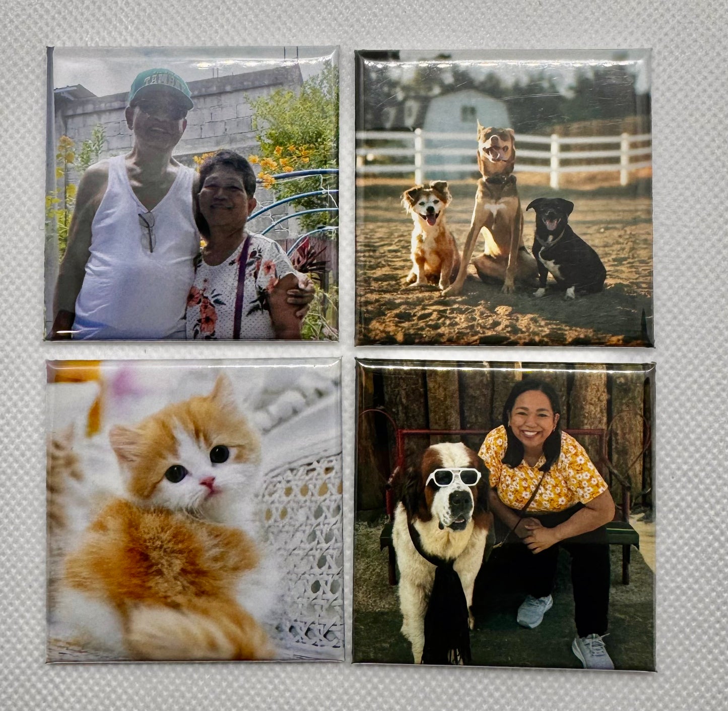 Custom Photo Magnets Square